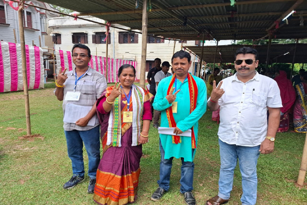 bjp candidates for two zilla parishads in buxnagar win by huge margins enthusiasm among workers-